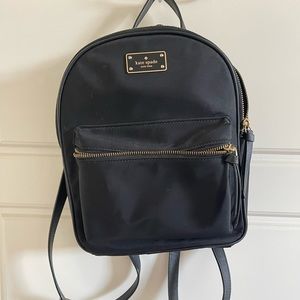 Nylon & Leather Kate Spade Mini Backpack